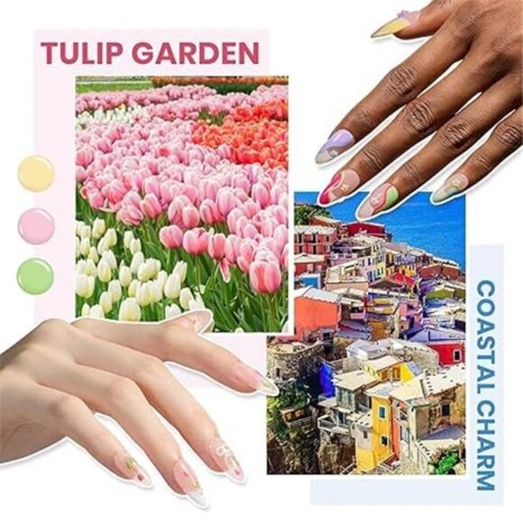 Gel Nail Polish kit with UV Light, 108 PCS 55 Colors Valentines Gel - Picture 6 of 7